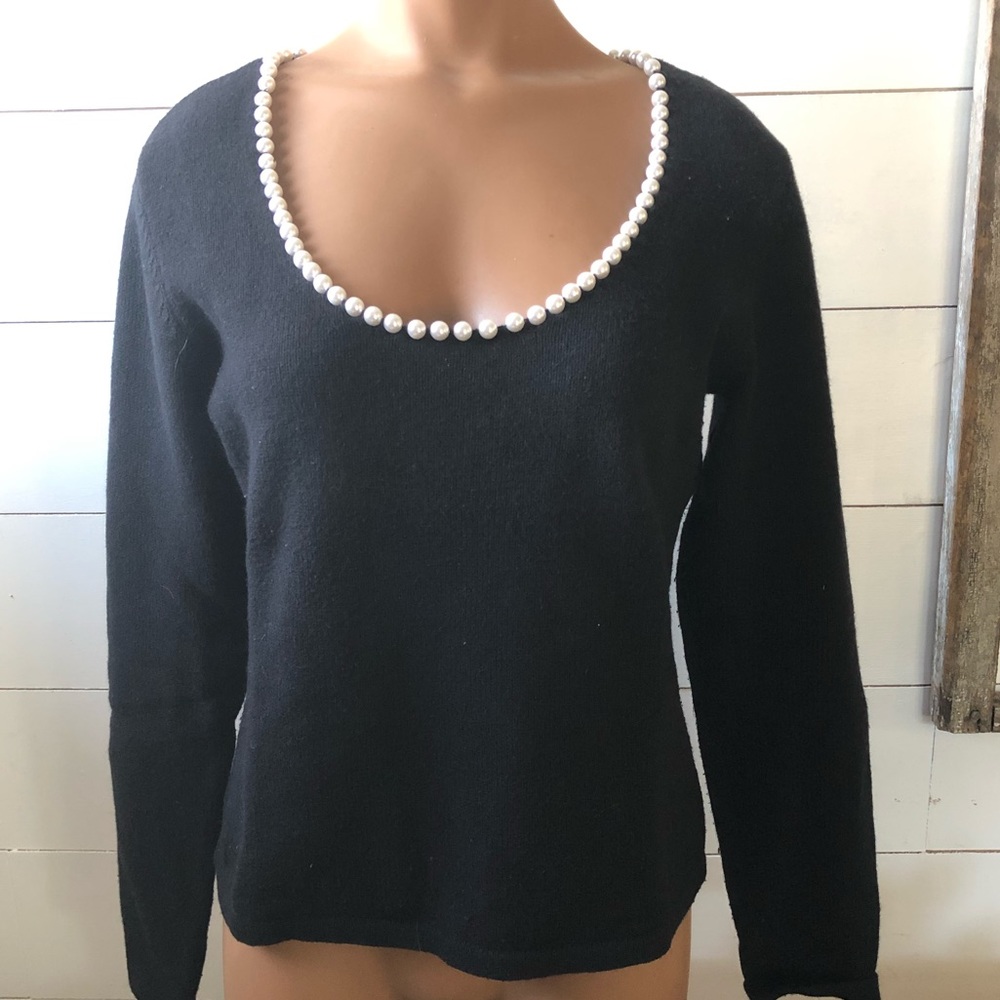 Michael Kors “pearl” lined sweater